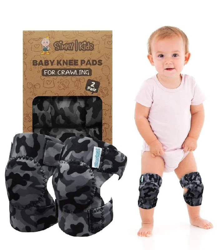 (Snow Camo) Baby Knee Pads for Crawling | Protector for Toddler, Infant, Girl, Boy