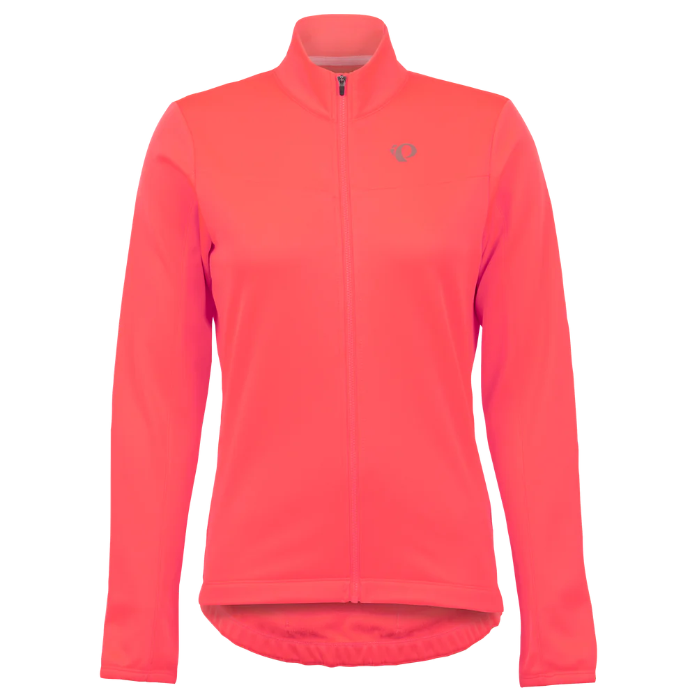 Pearl Izumi Quest Thermal Long Sleeve Road Jersey - Womens - Fiery Coral