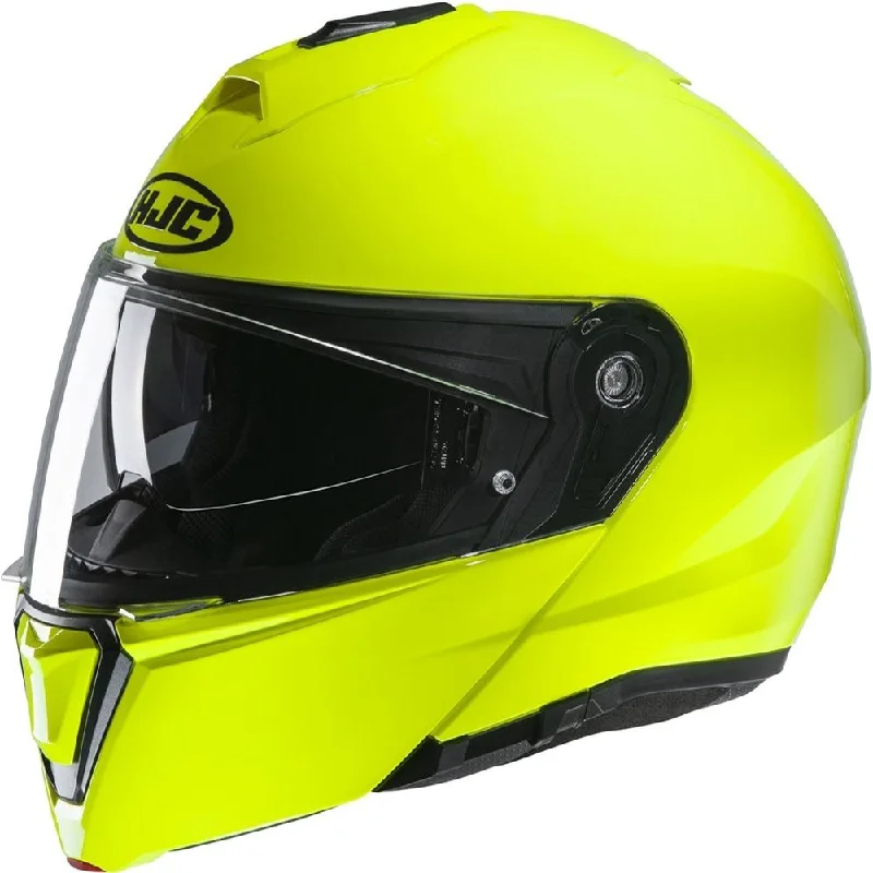 HJC I90 Flip Front Helmet - Fluo