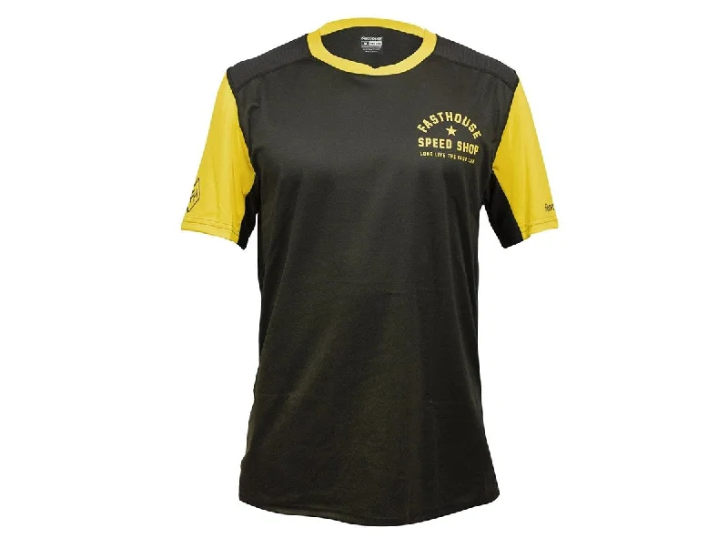 Fasthouse Alloy Star Short Sleeve MTB Jersey - Gold-Black