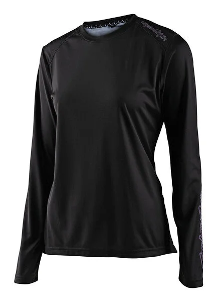 Troy Lee Designs Lilium Long Sleeve MTB Jersey - Womens - Black