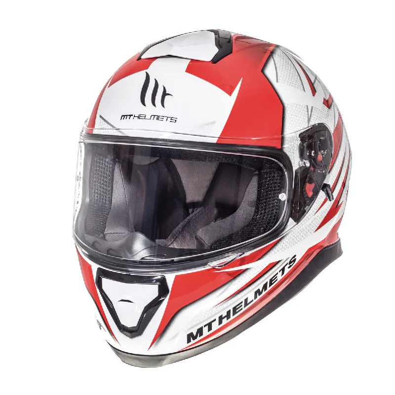 MT Thunder 3 SV 'Effect' Helmet - White / Red