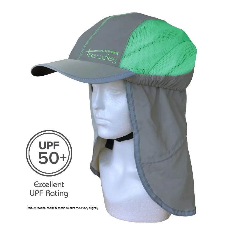 Explorer Bicycle Helmet Hat Grey & Green