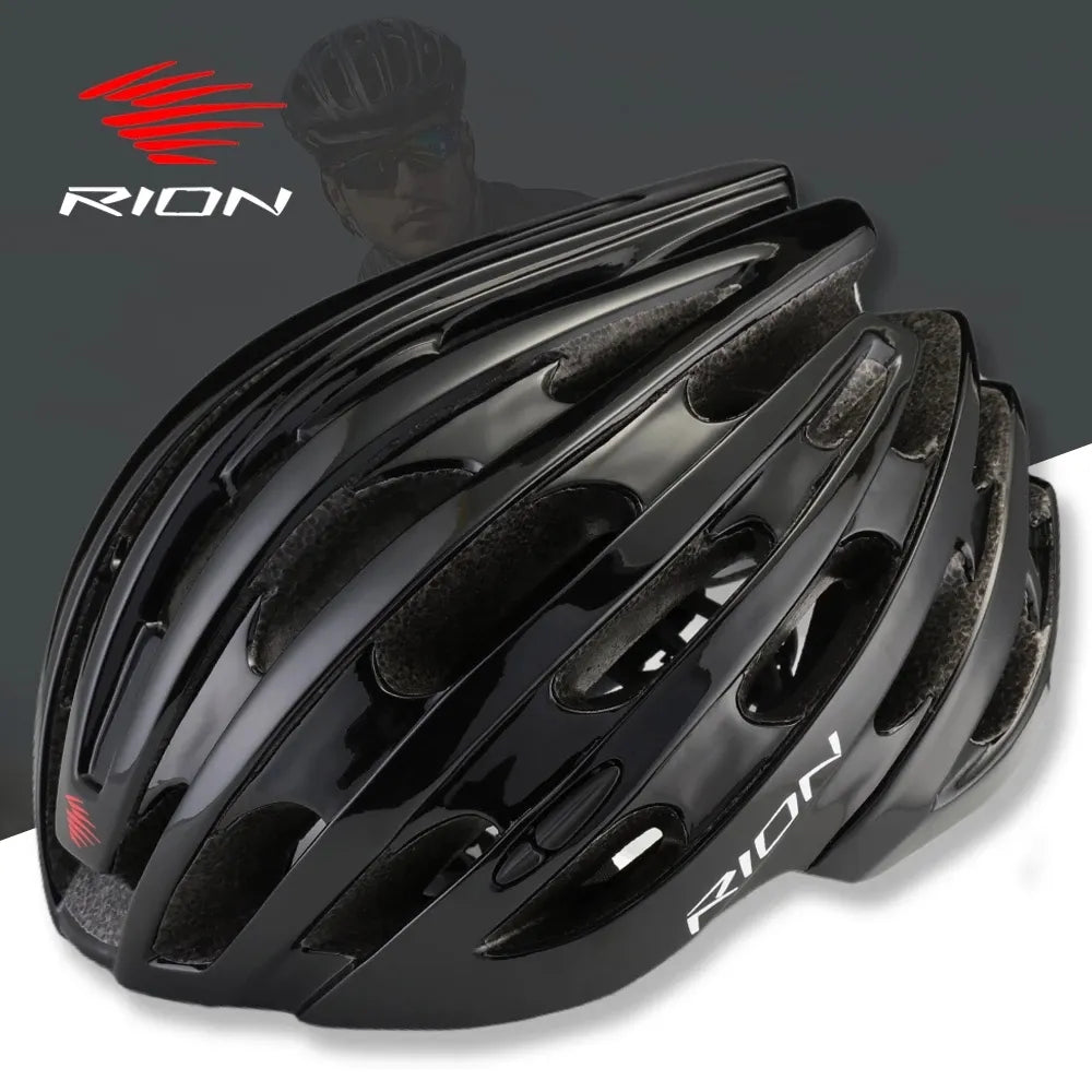 RION Cycling Safety Helmet Ultralight Outdoor Bicycle MTB Helmet Motorcycle Mountain Road Bike Racing Headset Cap for Man Woman