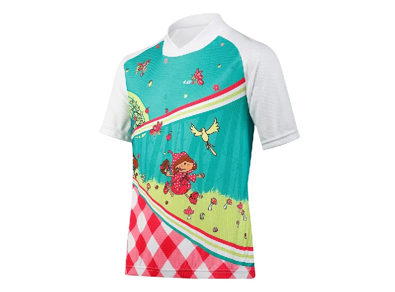 Louis Garneau Kids Short Sleeve Road Jersey - Red Riding