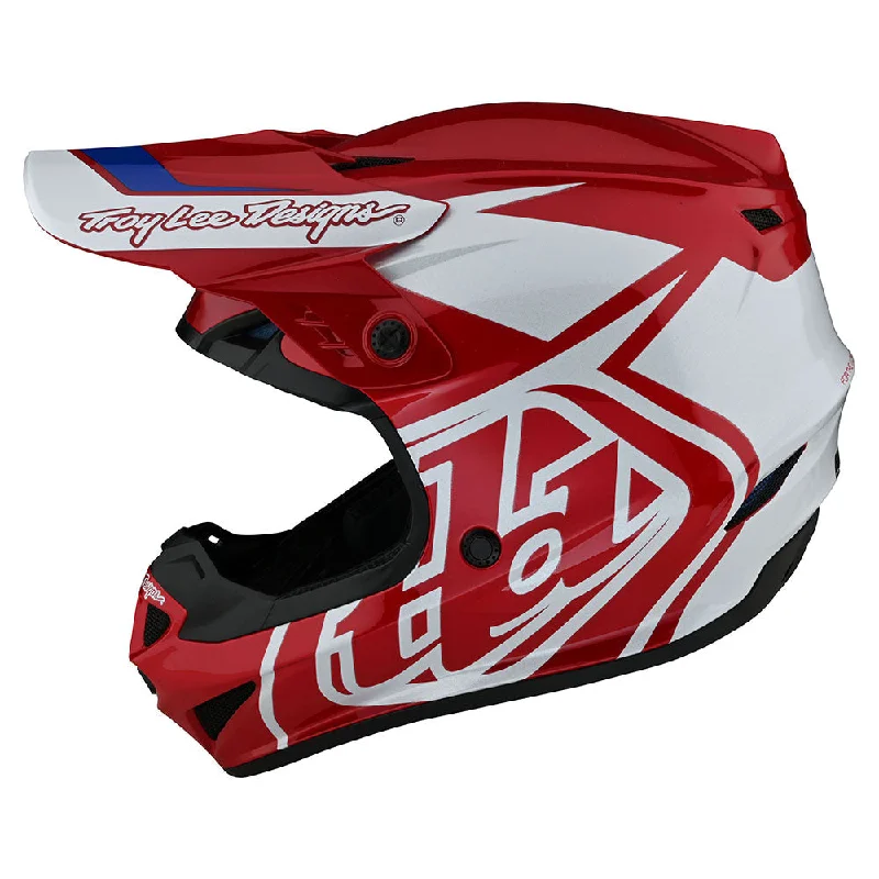 Gp Helmet Overload Red / White