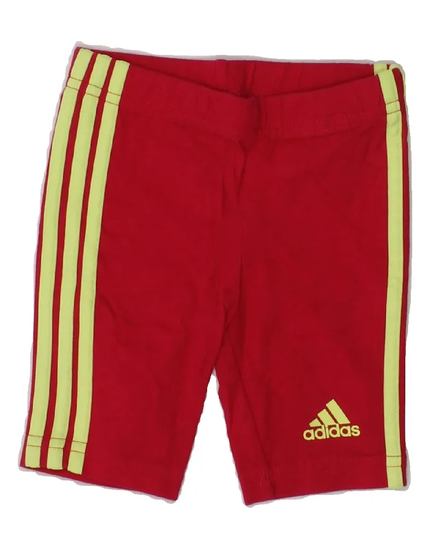 ADIDAS Baby Girls Sport Shorts 3-6 Months Red