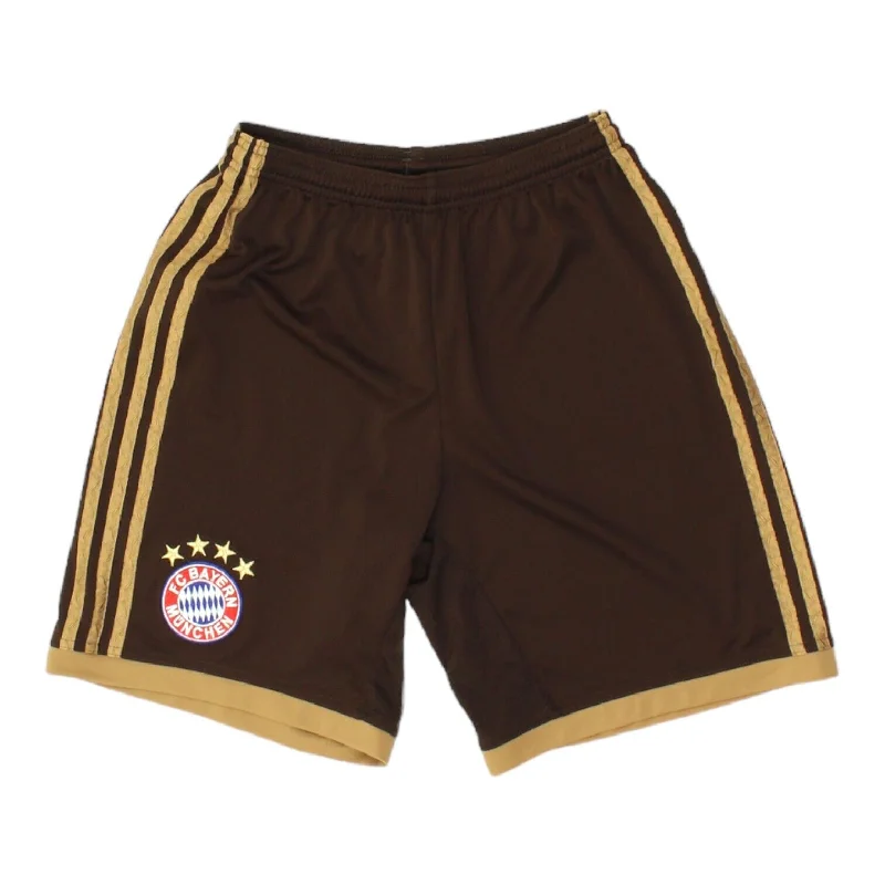 Bayern Munich 2013-14 Adidas Kids Brown Away Shorts | Football Boys Sportswear