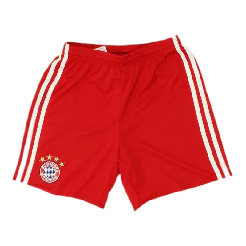 Bayern Munich Kids Red Adidas Shorts | Vintage German Football Boys Sportswear