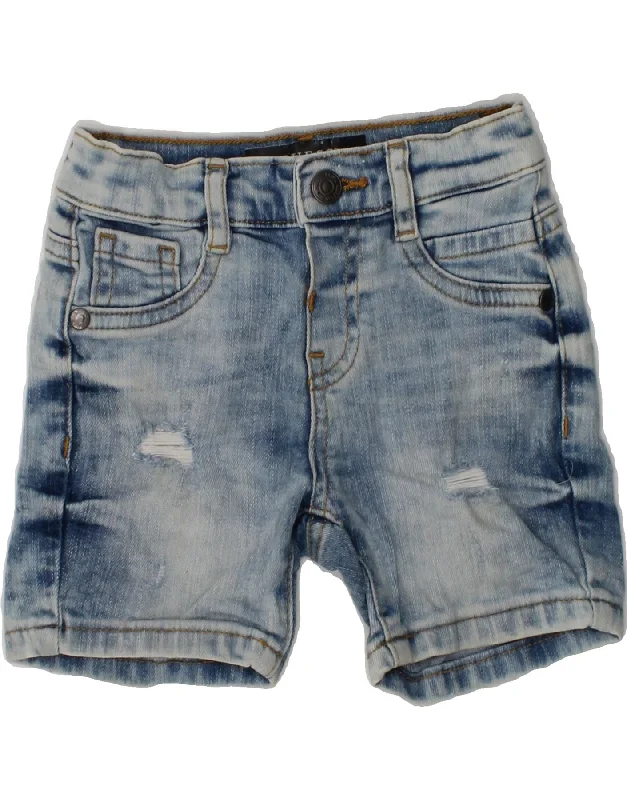 GUESS Baby Girls Denim Shorts 12-18 Months W18  Blue Cotton