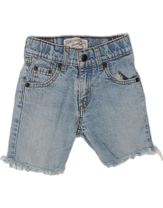 LEVI'S Girls Denim Shorts 4-5 Years W20  Blue Cotton