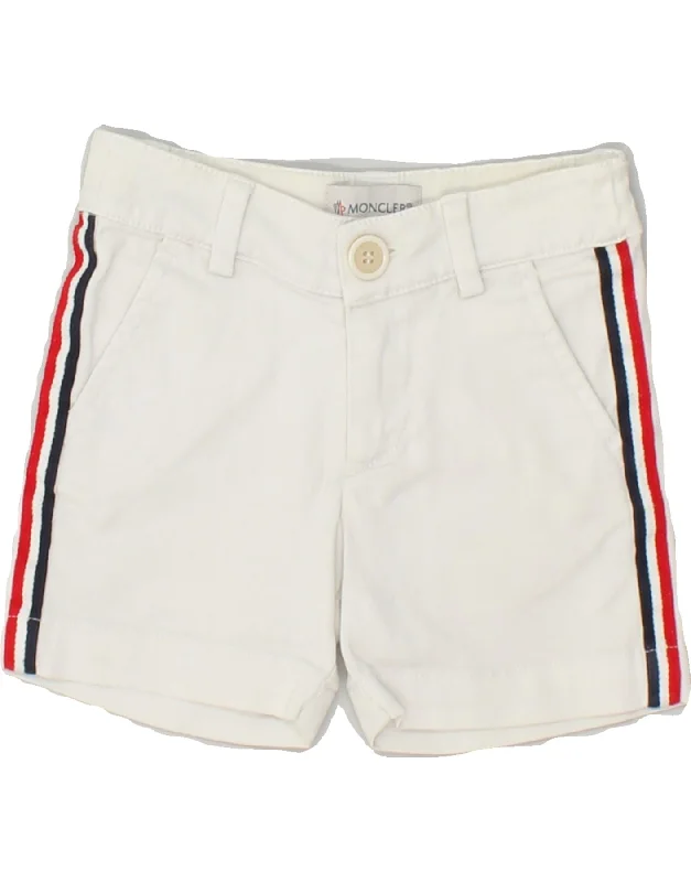 MONCLER Baby Boys Chino Shorts 18-24 Months W18 White