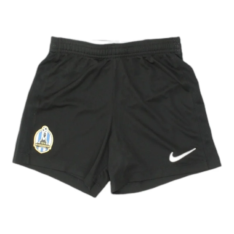 NK Lokomotiva Nike Kids Black Shorts | Vintage Croatian Boys Girls Sportswear